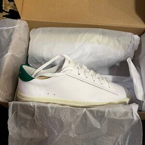 Everlane Day Sneaker White/Grass Green